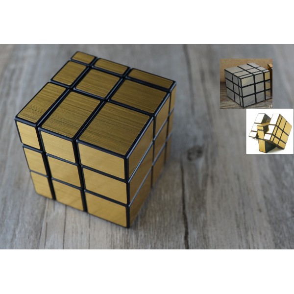 Golden Mirror Rubik's Cube/ 镜面拉丝贴扭計骰
